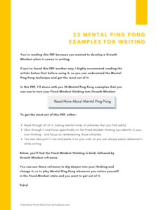 mental ping pong