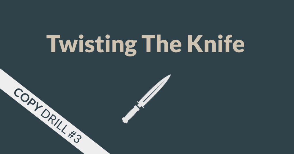 Twist the Knife Copywriting